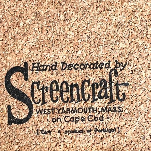 Vtg Screencraft Seagull TRIVET / WALL HANGING Ceramic 6" sq - Picture 6 of 6